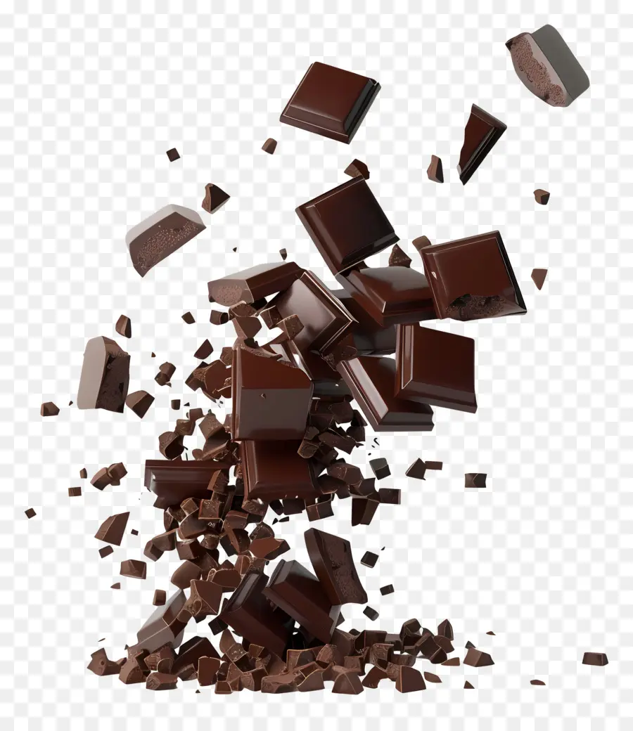 Chocolate Animado，Chocolate Quebrado PNG