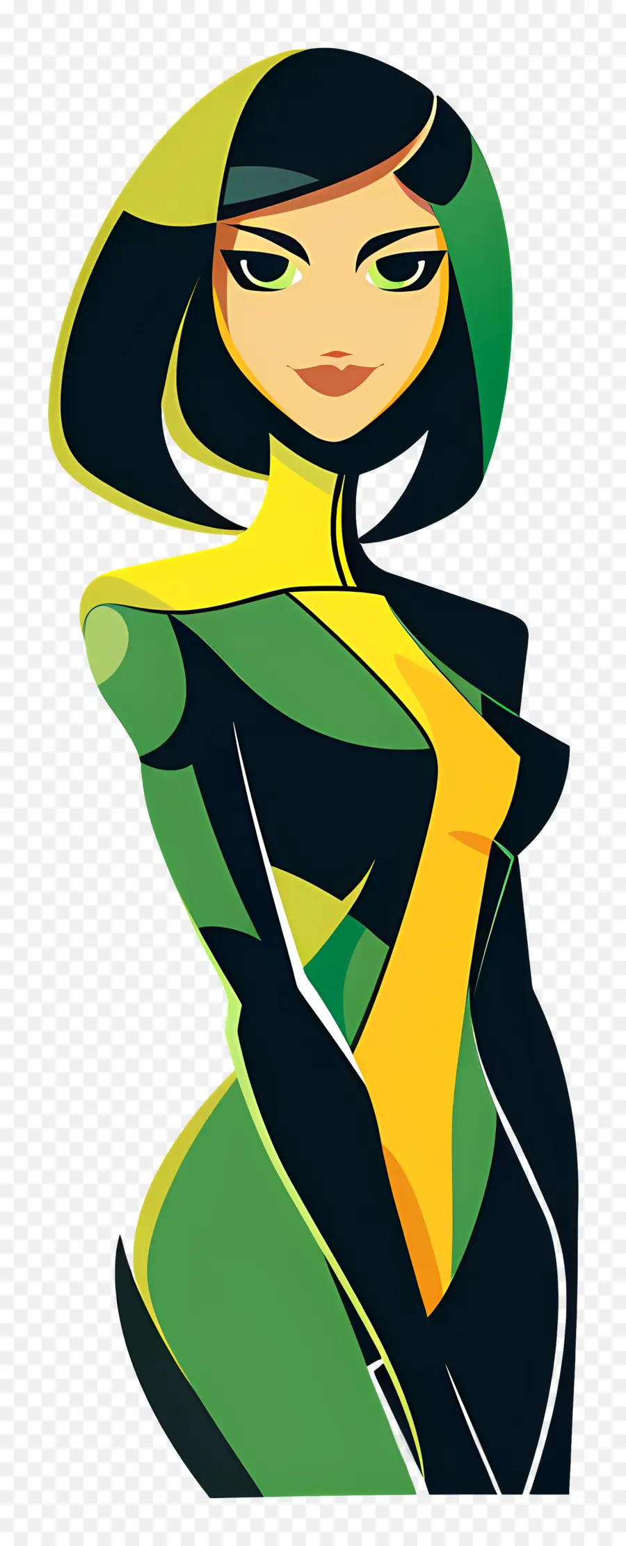Mulher，Personagem De Desenho Animado PNG