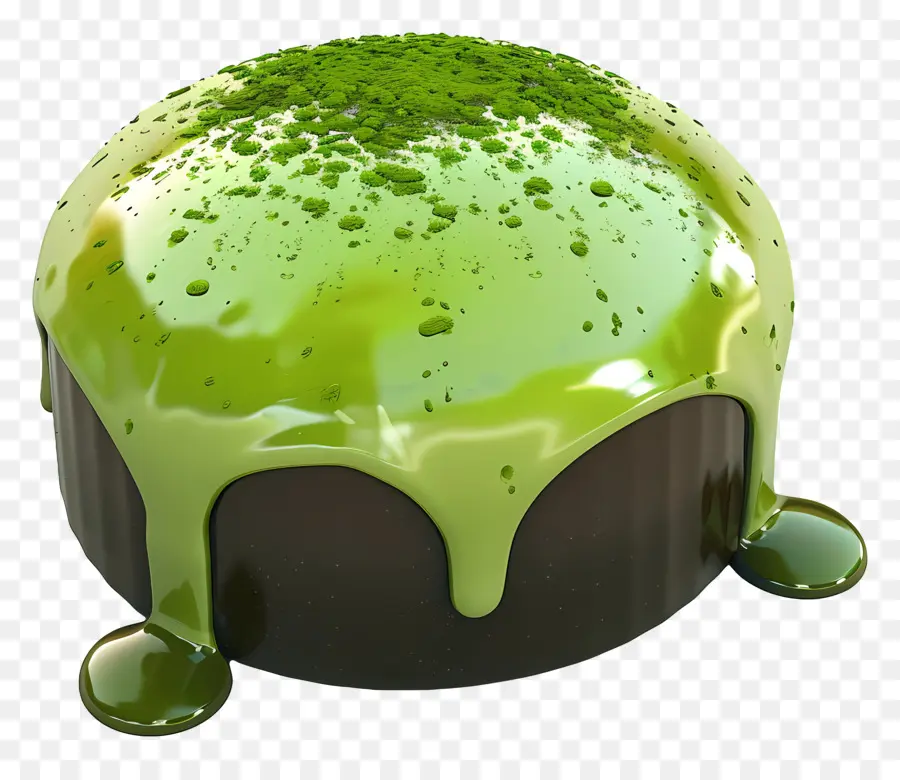 Bolo Matcha Lava，Bolo PNG