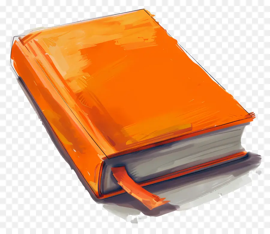 Caderno，Livro Laranja PNG