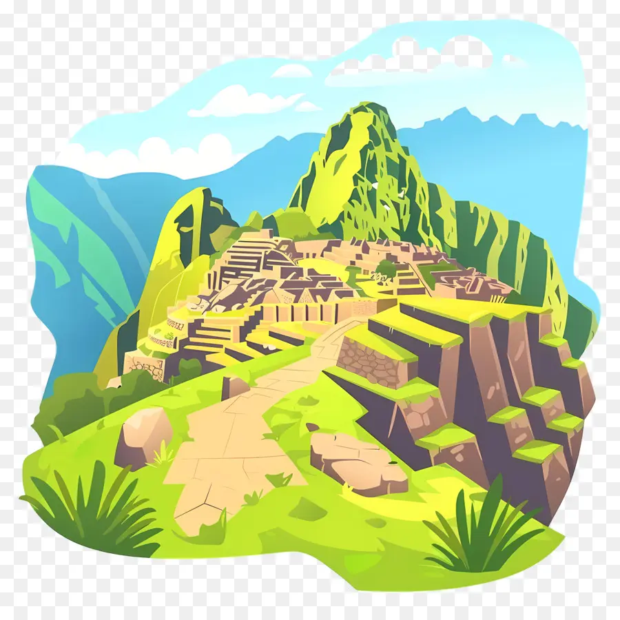 Machu Picchu，Ruínas Antigas PNG