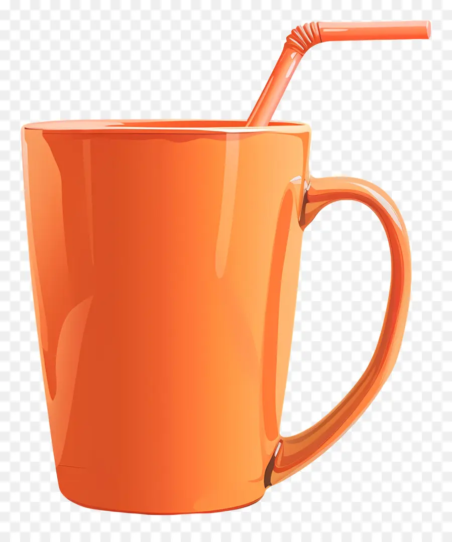 Caneca，Caneca Laranja PNG