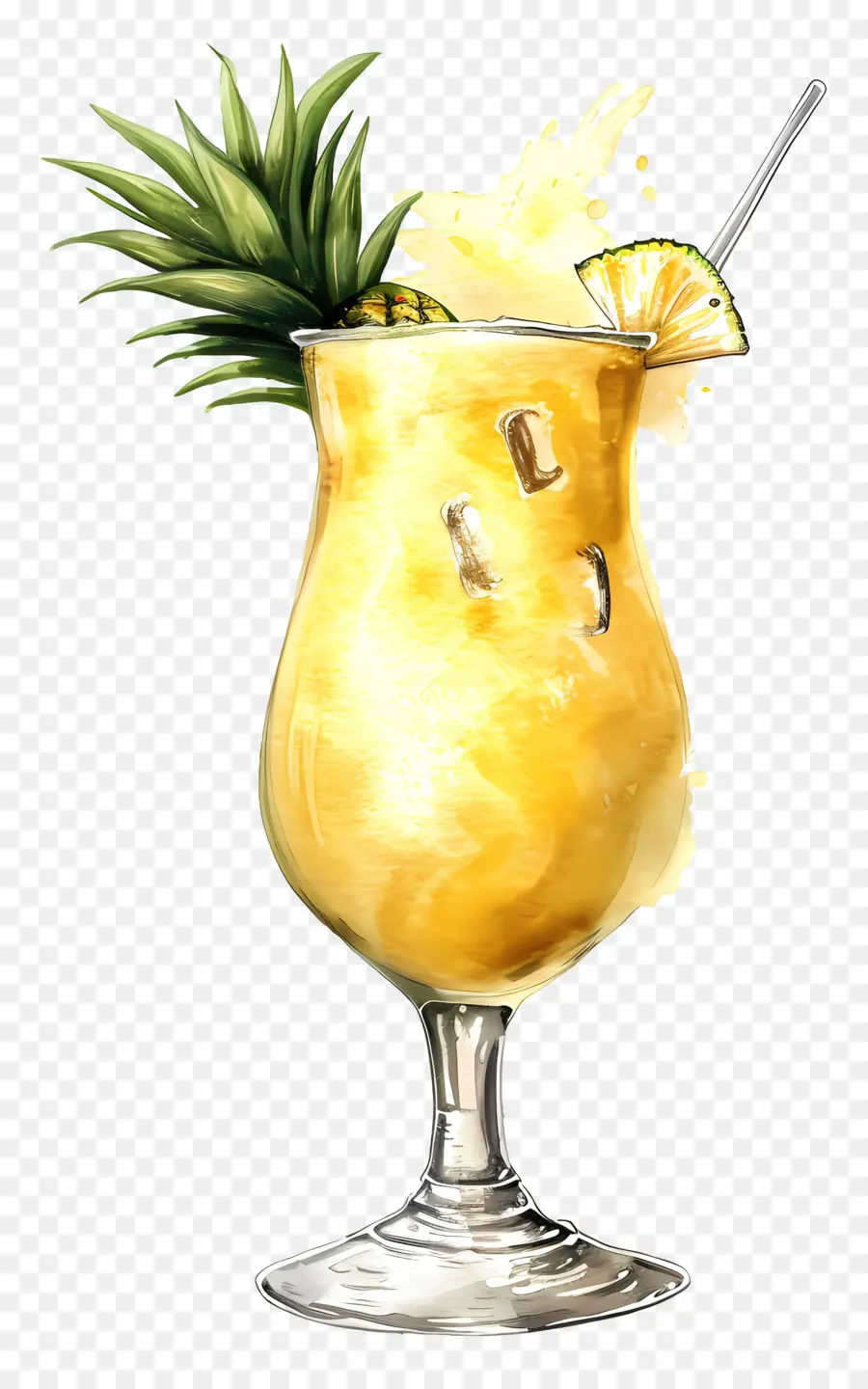 Piña Colada，Bebida De Abacaxi PNG