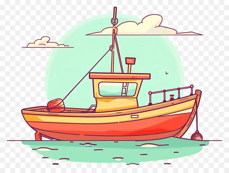 Barco，Barco De Pesca PNG