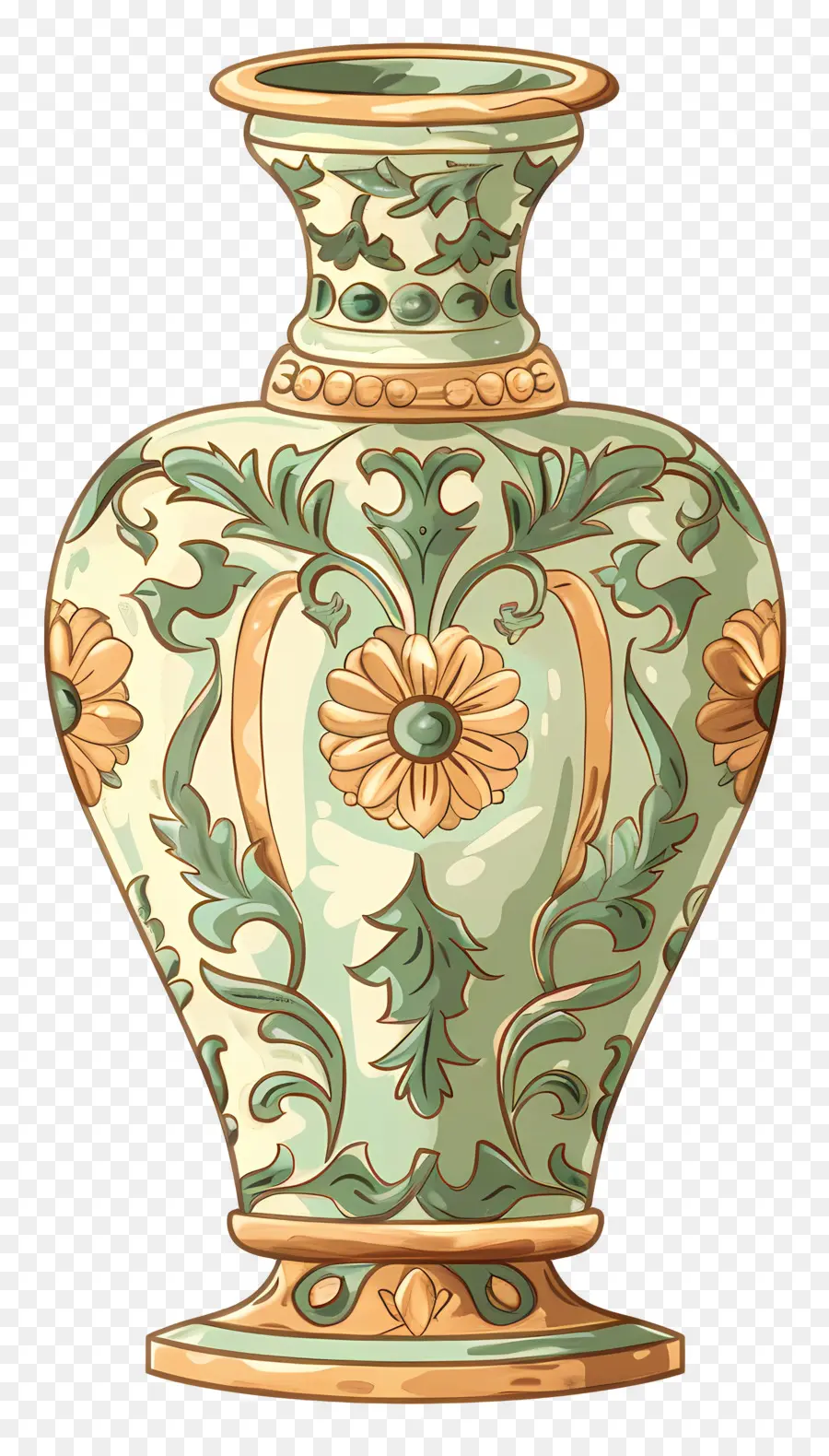 Antigo Vaso，Vaso De Cerâmica Verde PNG