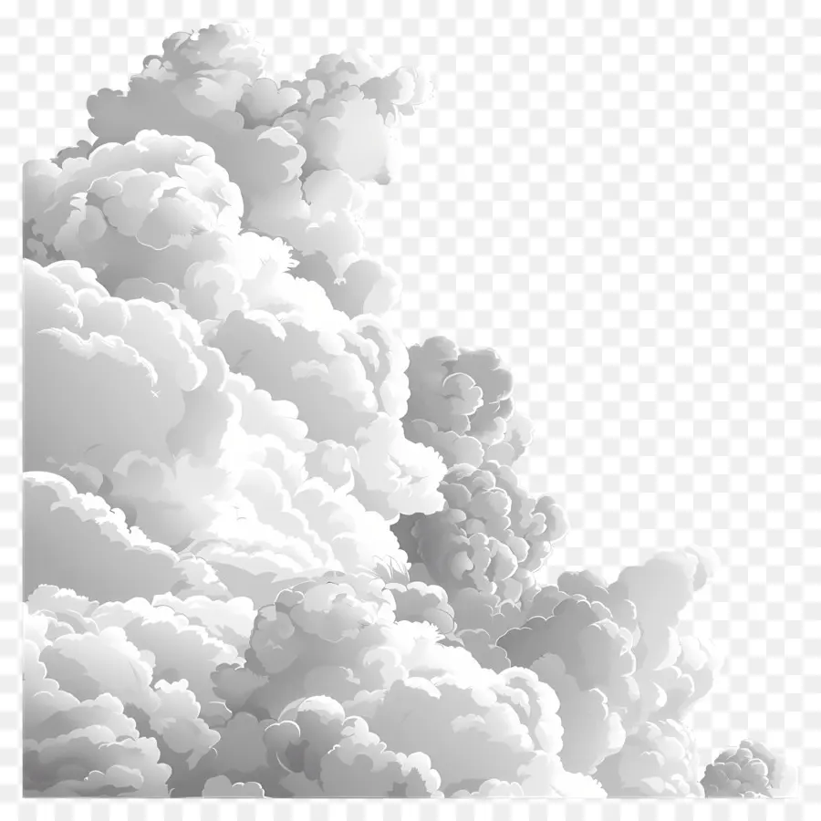 Nuvens Brancas Fofas，Nuvens PNG