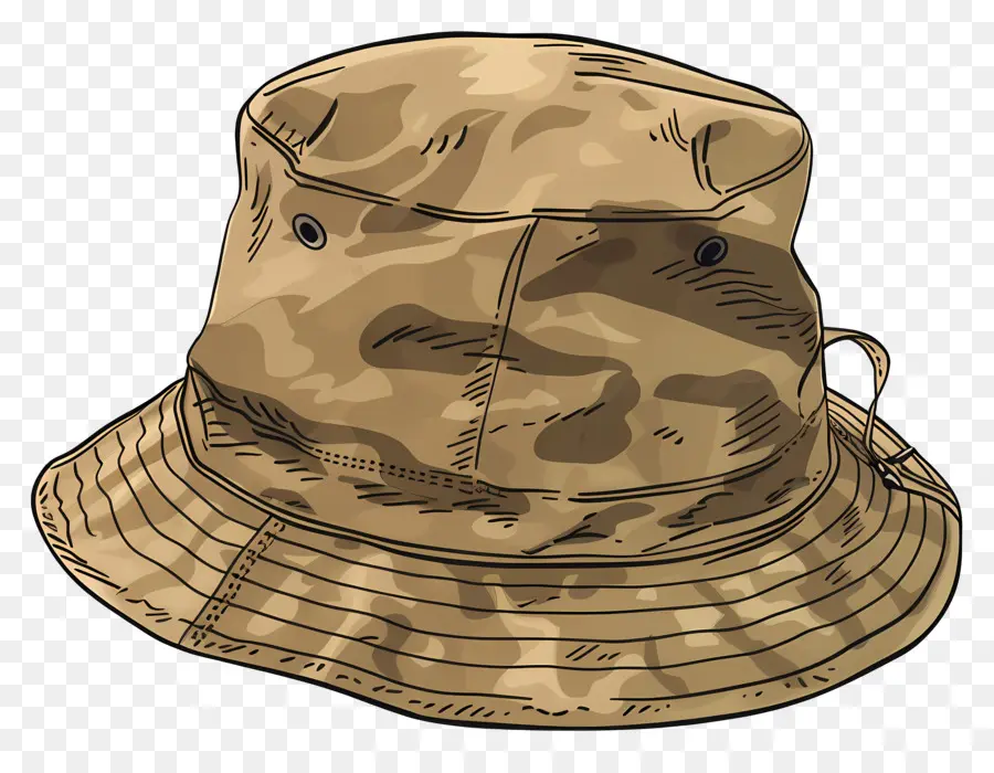 Chapéu De Balde，Chapéu Camuflado PNG