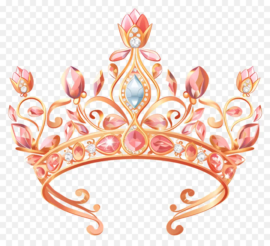 Tiara，Coroa Rosa PNG