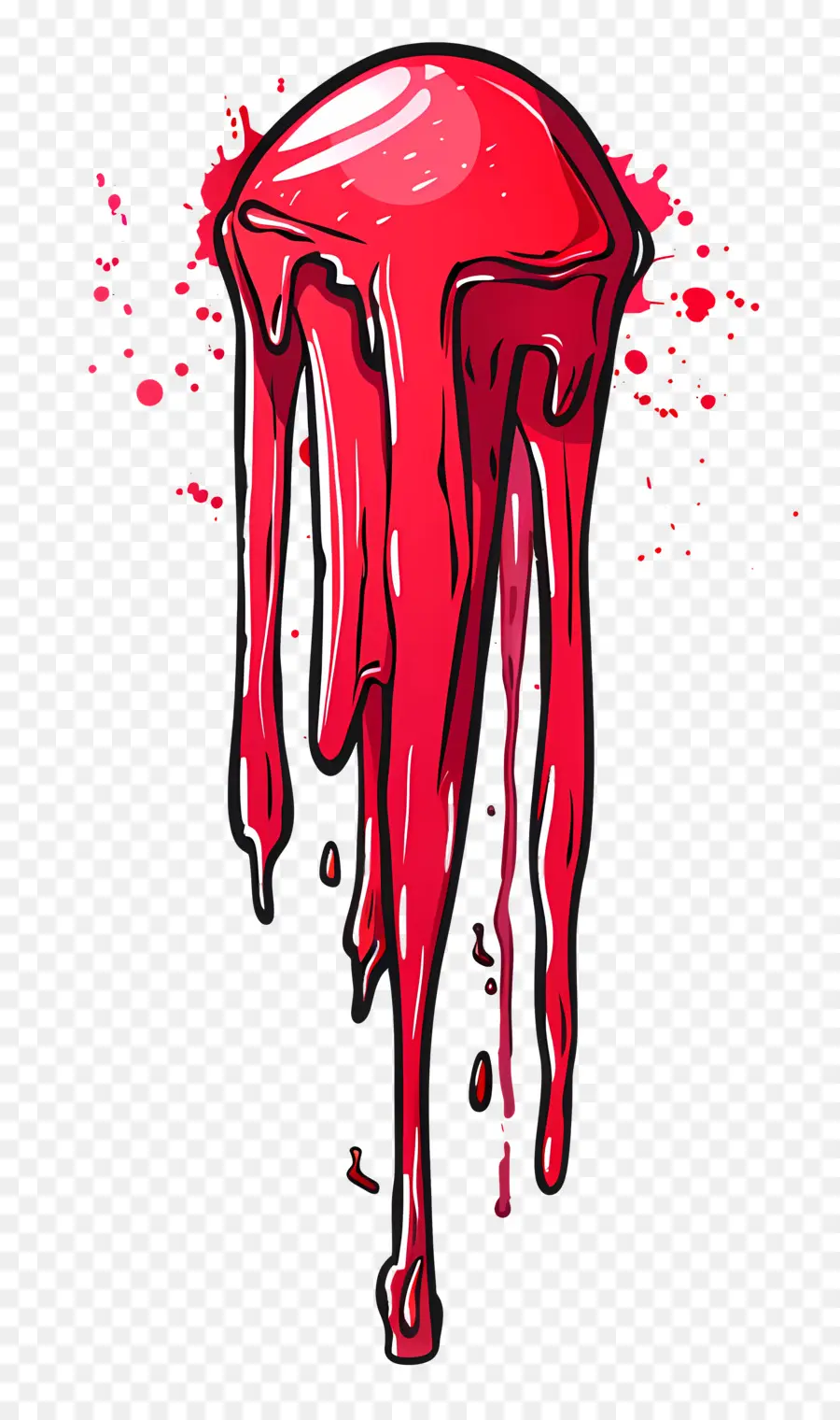 Gotejamento De Sangue，Gotejamento De Tinta Vermelha PNG