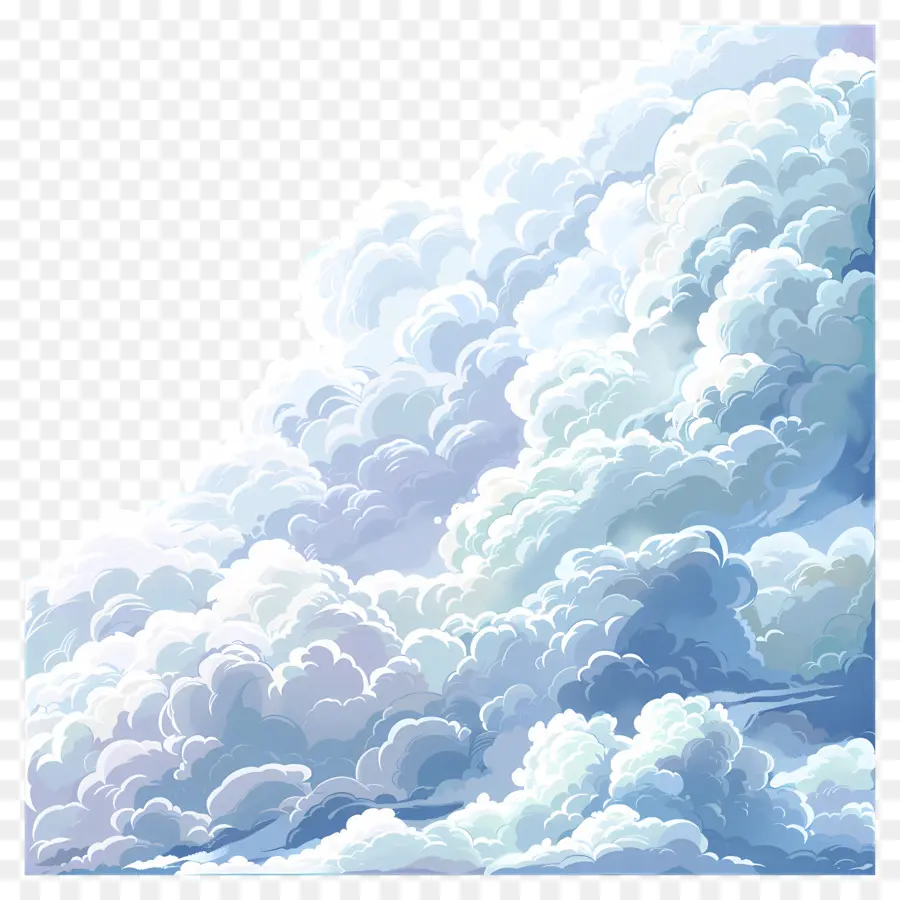 Nuvens Brancas Fofas，Nuvens Coloridas PNG