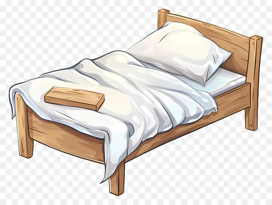 Cama De Solteiro，Cama PNG