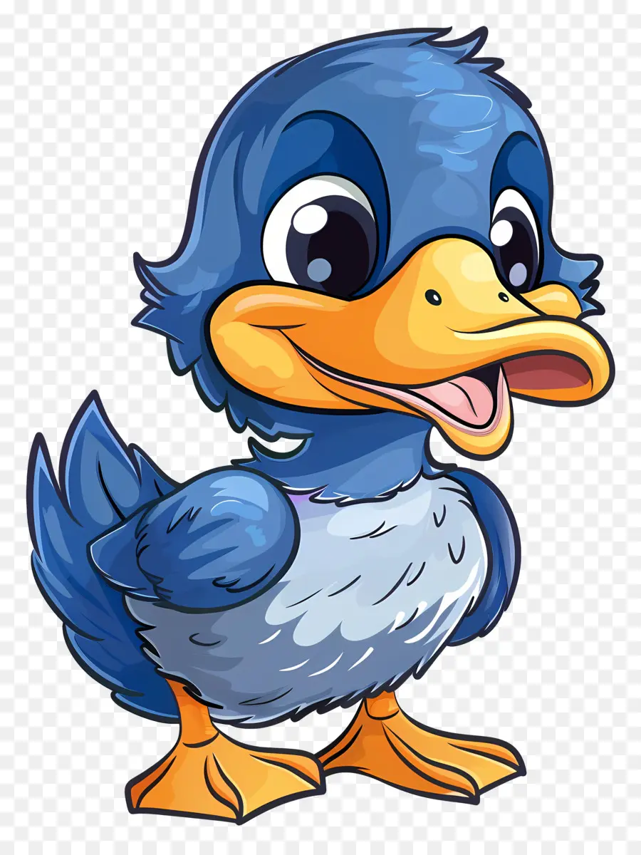 Patinho，Pato Azul PNG