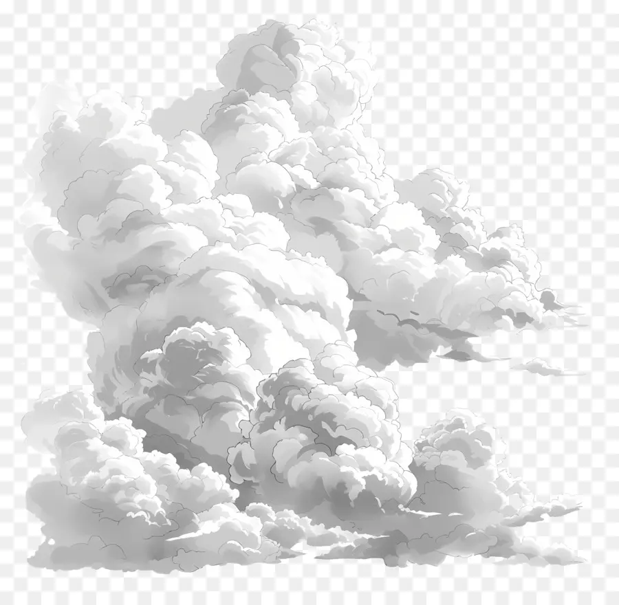 Nuvens Brancas Fofas，Nuvens PNG