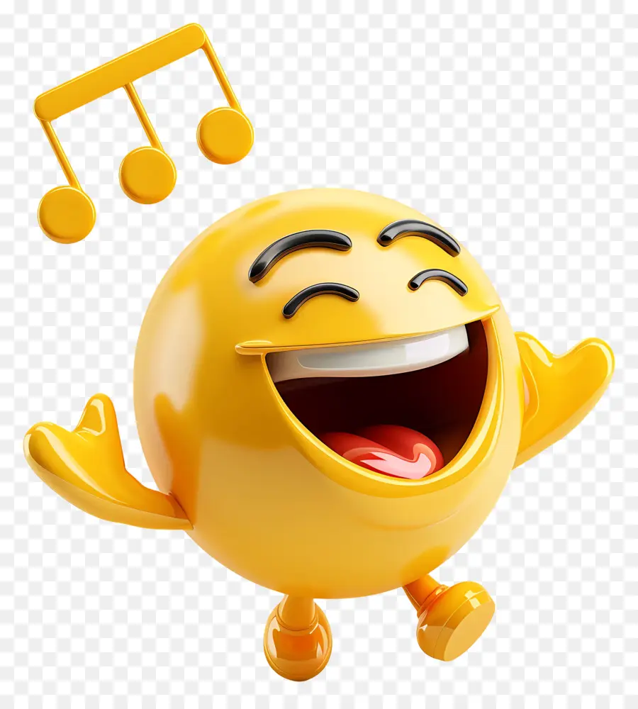 Dia Mundial Da Música，Emoji Feliz PNG