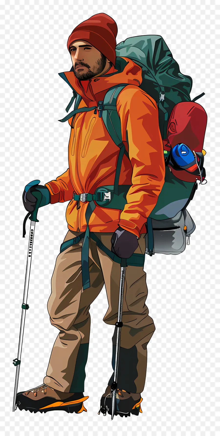 Alpinista，Mochila PNG