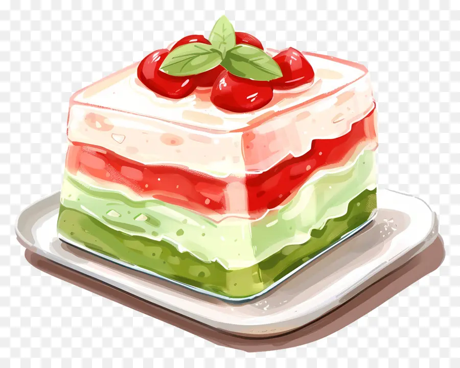 Spumoni，Bolo Em Camadas PNG