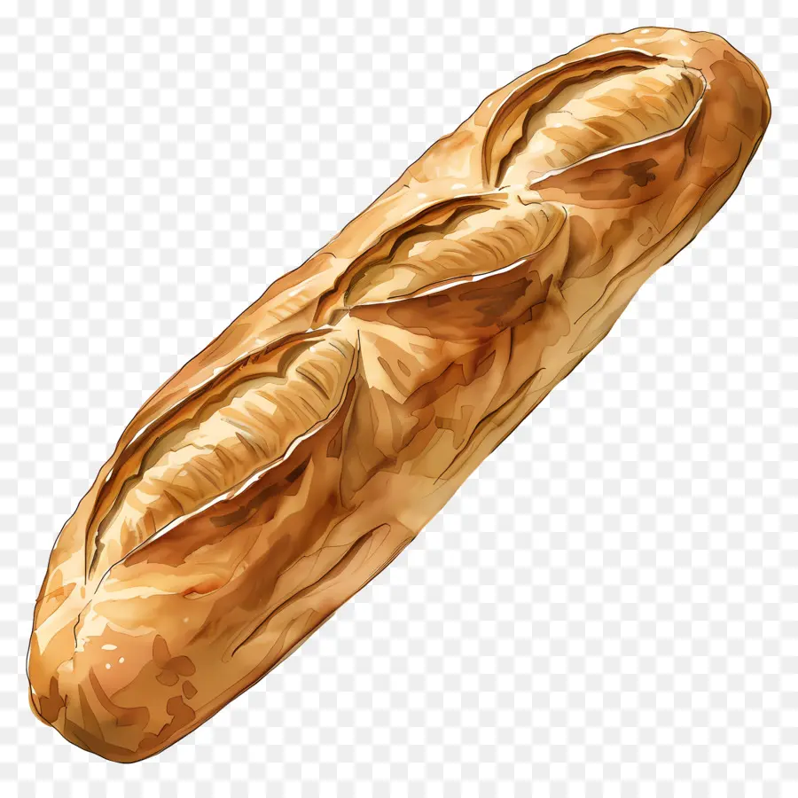 Baguete，Pão PNG