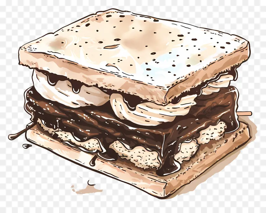 Ice Cream Sandwich，Sanduíche De Manteiga De Amendoim PNG