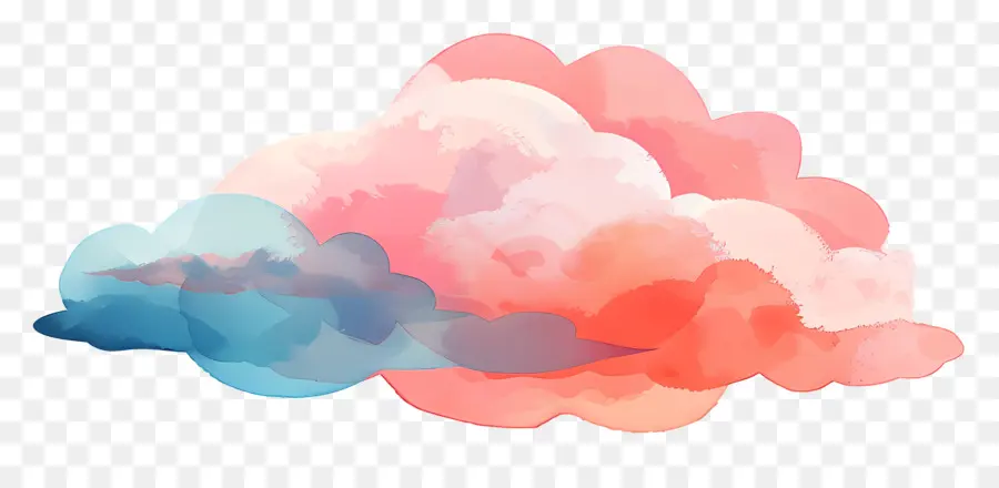 Nuvem，Aquarela Nuvens PNG