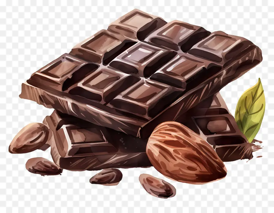 Chocolate Agridoce，Barra De Chocolate PNG