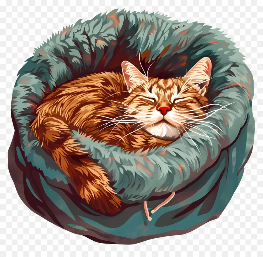 Cama De Gato，Gato Dormindo PNG