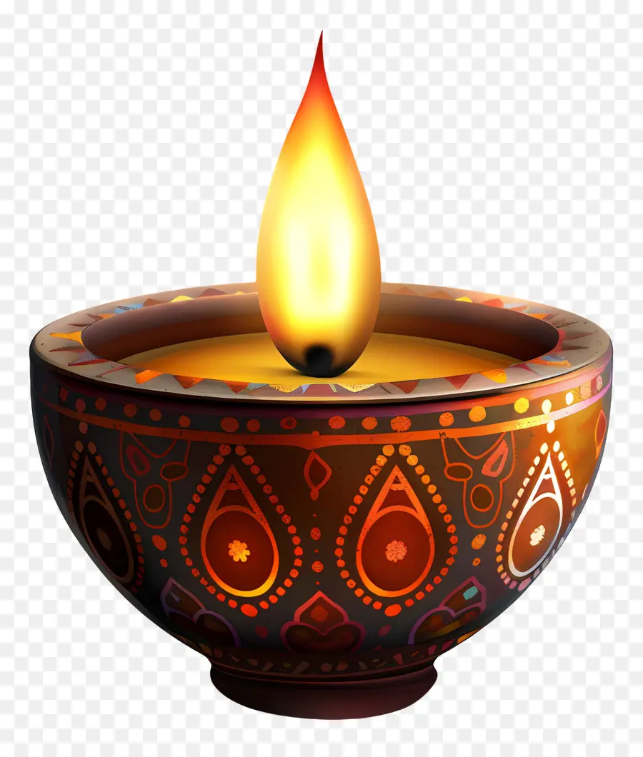 Lanterna De Diwali，Vela Decorativa PNG