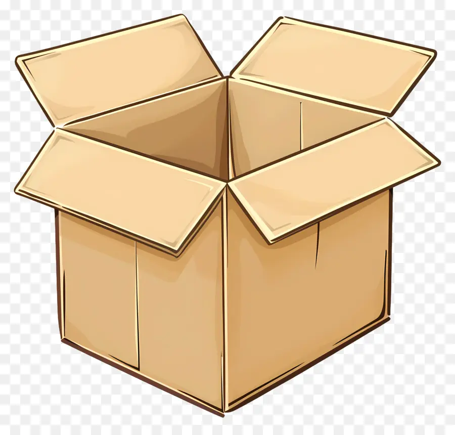 Cardboard Box，Embalagem PNG