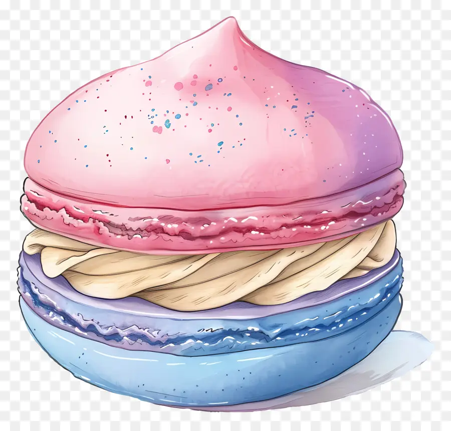 Macaron，Macaron Colorido PNG