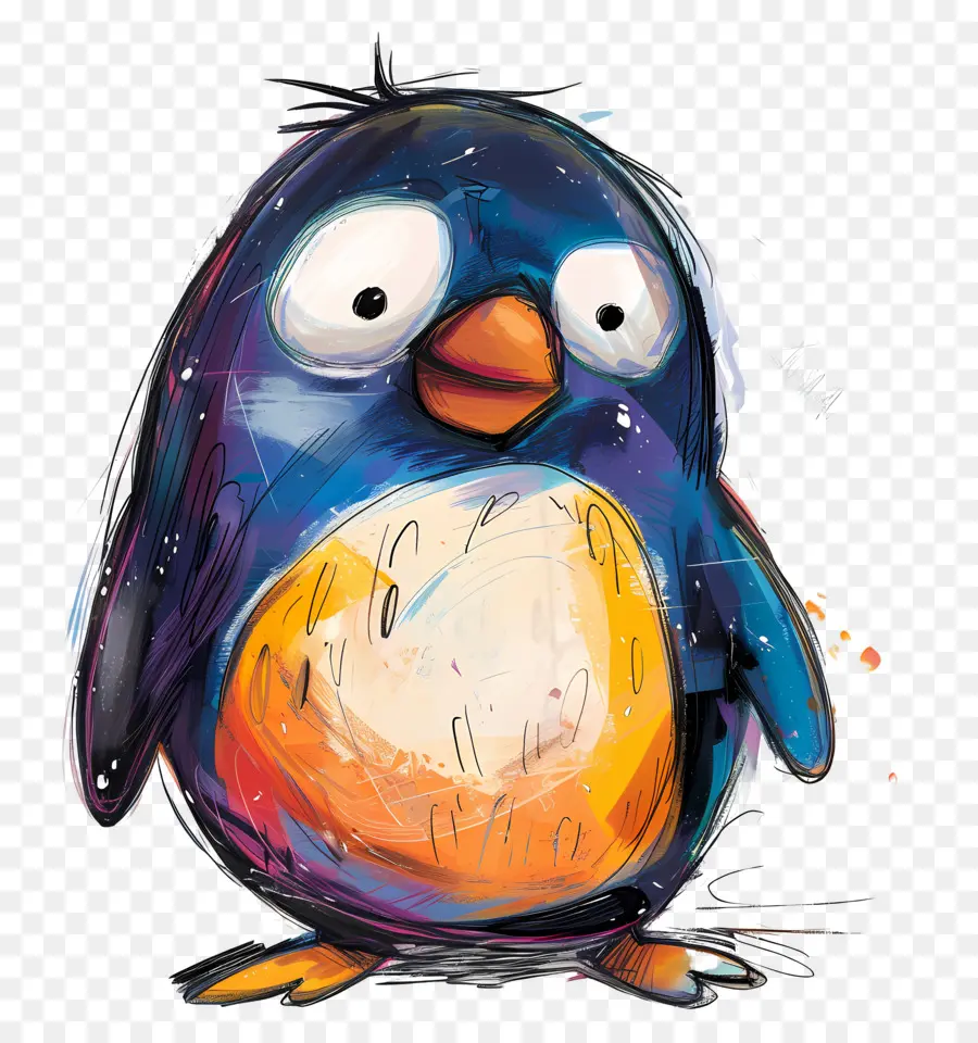 Pinguim，Pinguim De Desenho Animado PNG