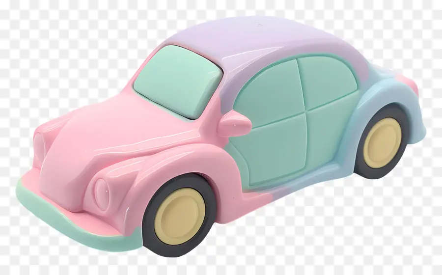 Desenho Animado，Carro De Brinquedo Colorido PNG