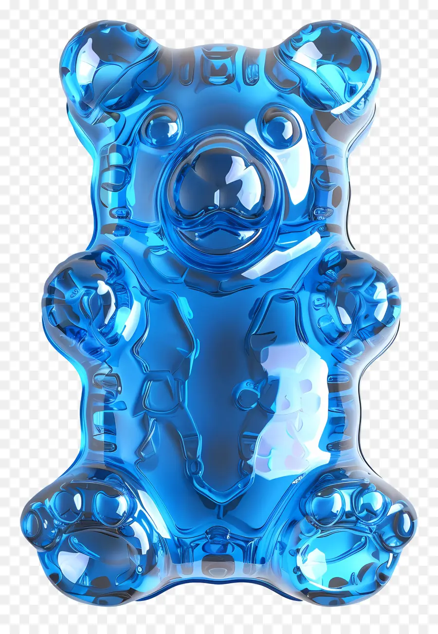 Ursinhos De Goma，Urso Azul PNG