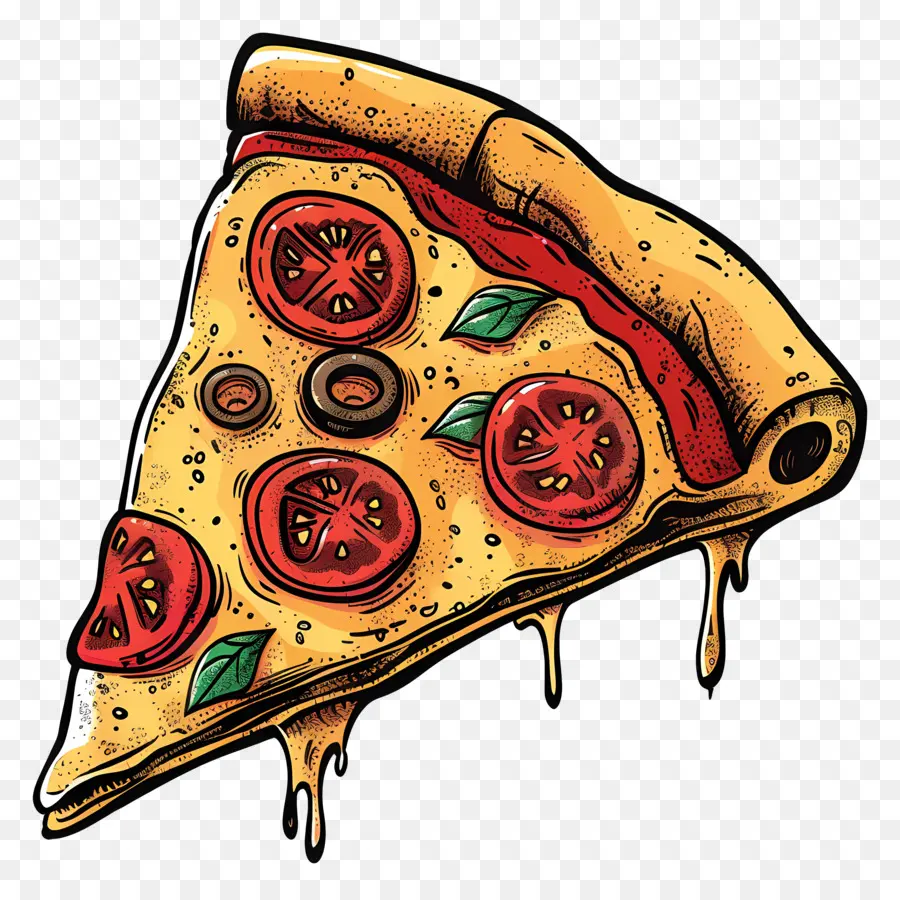 Fatia De Pizza，Queijo PNG