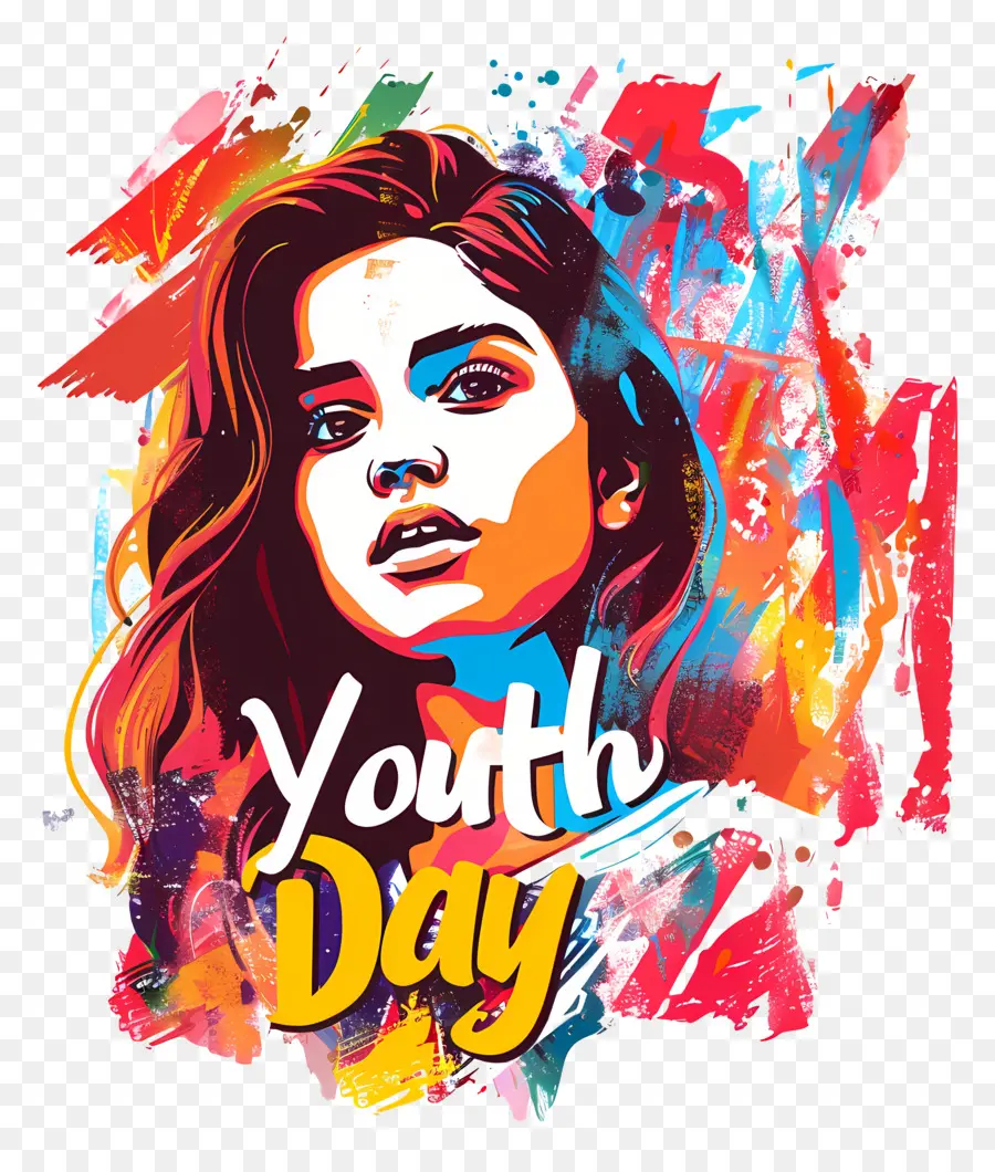Dia Da Juventude，Pintura Digital PNG
