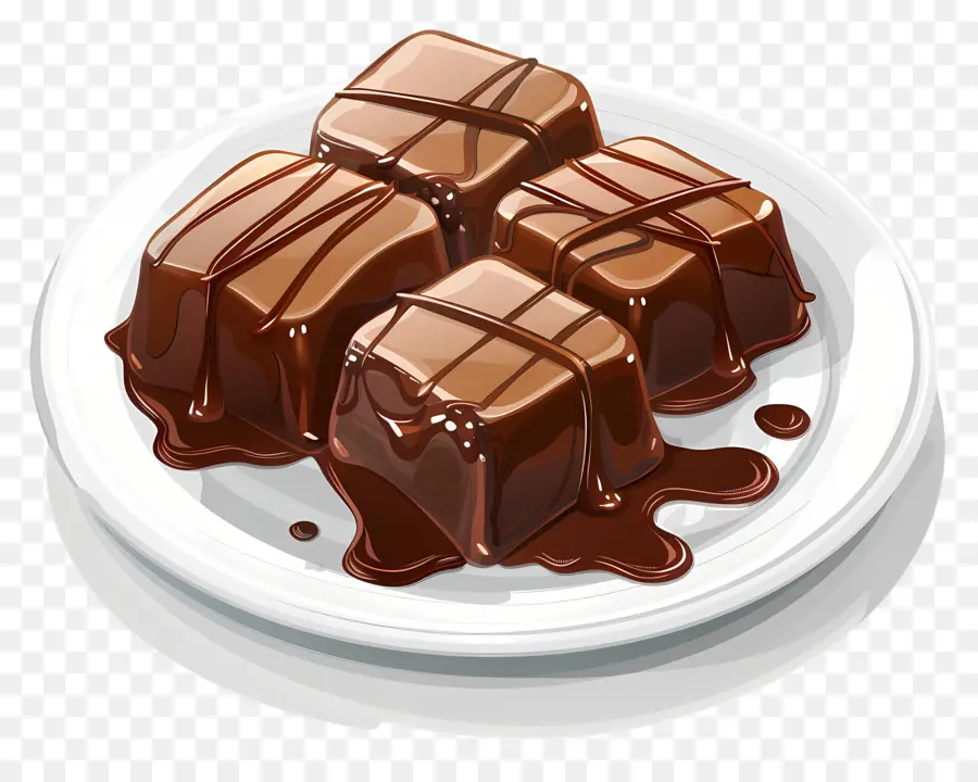 Caramelo De Chocolate，Bolo De Chocolate PNG