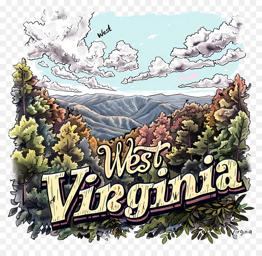 West Virginia Dia，Paisagem Da Virgínia PNG
