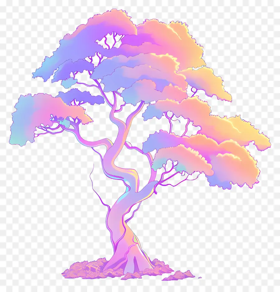 árvore，Vibrante PNG