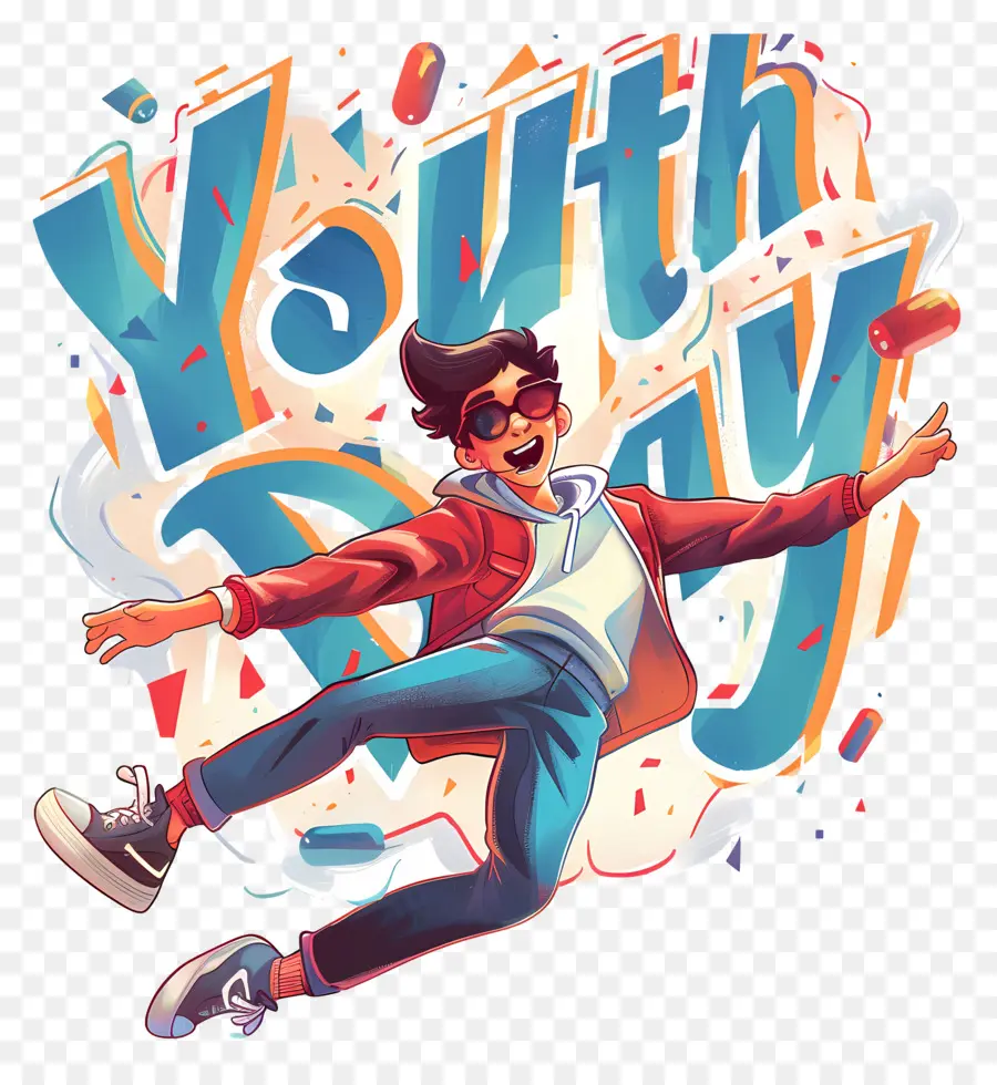 Dia Da Juventude，Trabalho De Arte Digital PNG
