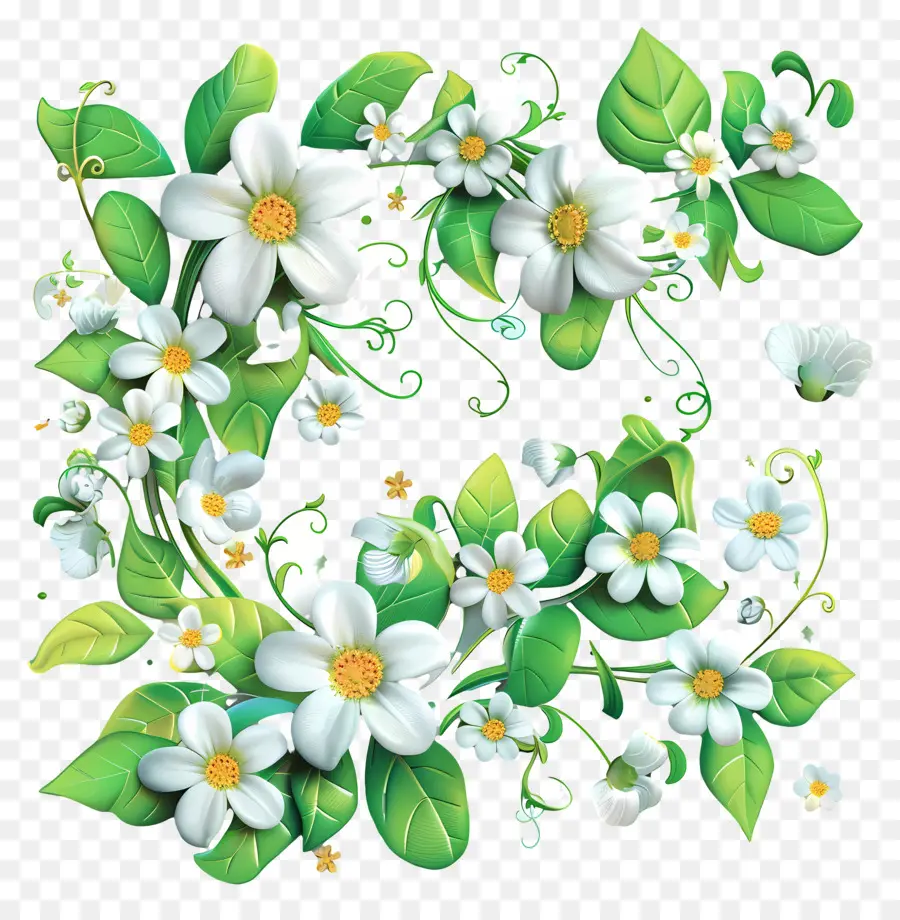 Solstício De Verão，Flores Brancas PNG