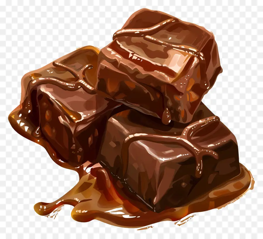 Caramelo De Chocolate，Chocolate Escuro PNG