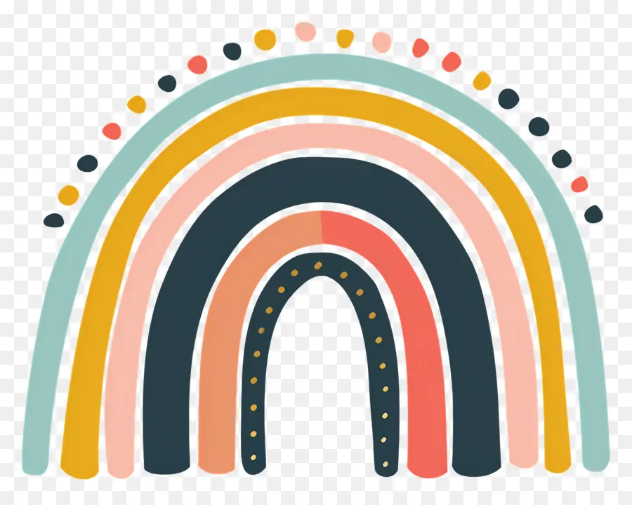 Arco íris，Colorido PNG