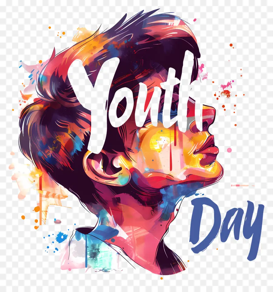 Dia Da Juventude，Pintura Respingos PNG