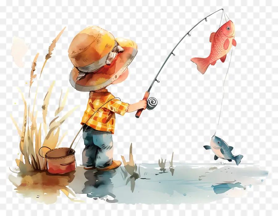 Vá Para O Dia Da Pesca，Pesca PNG