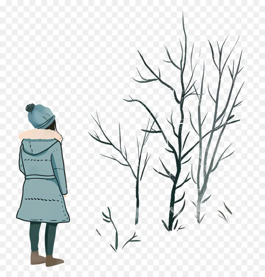 Frio De Inverno，árvore PNG