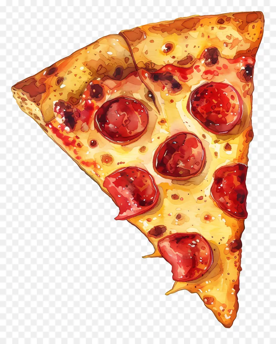 Pizza Slice，Objeto PNG