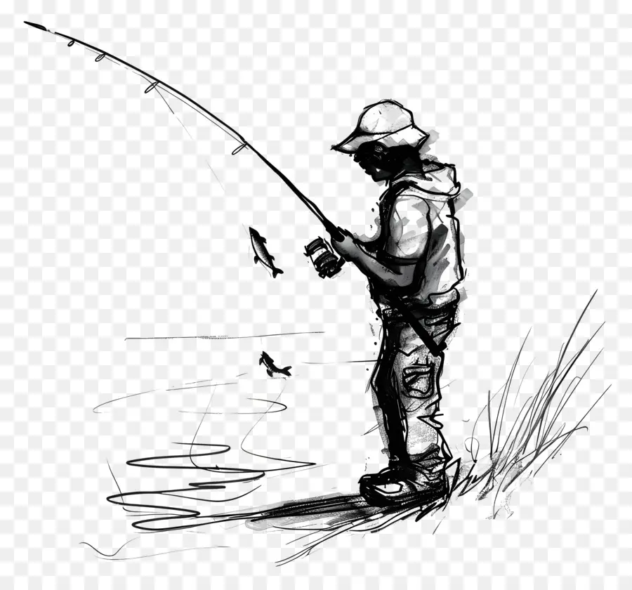 Vá Para O Dia Da Pesca，Pesca PNG