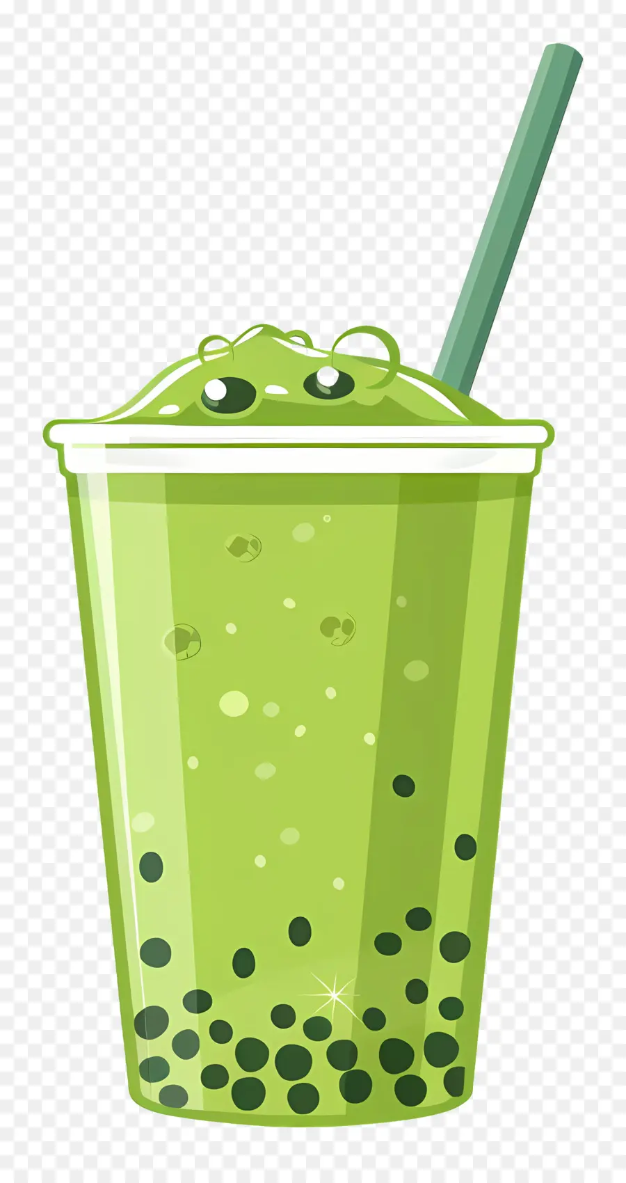 Chá De Bolha Matcha，Batido PNG