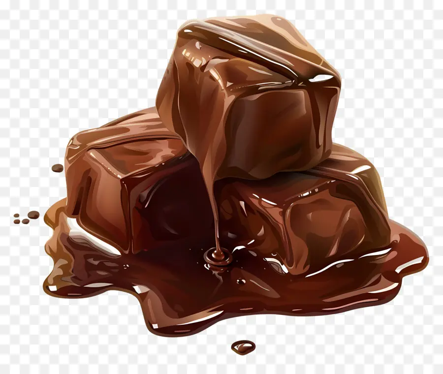 Caramelo De Chocolate，Blocos De Chocolate PNG