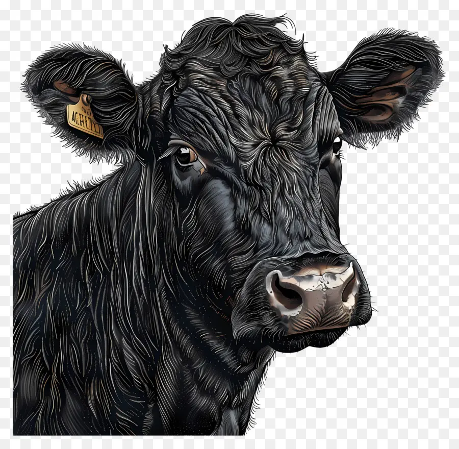 Cow，Vaca Preta PNG