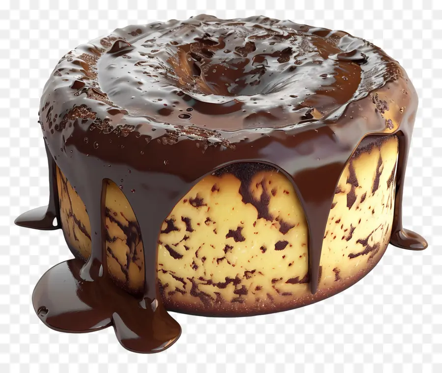 Bolo De Lava De Cheesecake，Bolo De Chocolate PNG