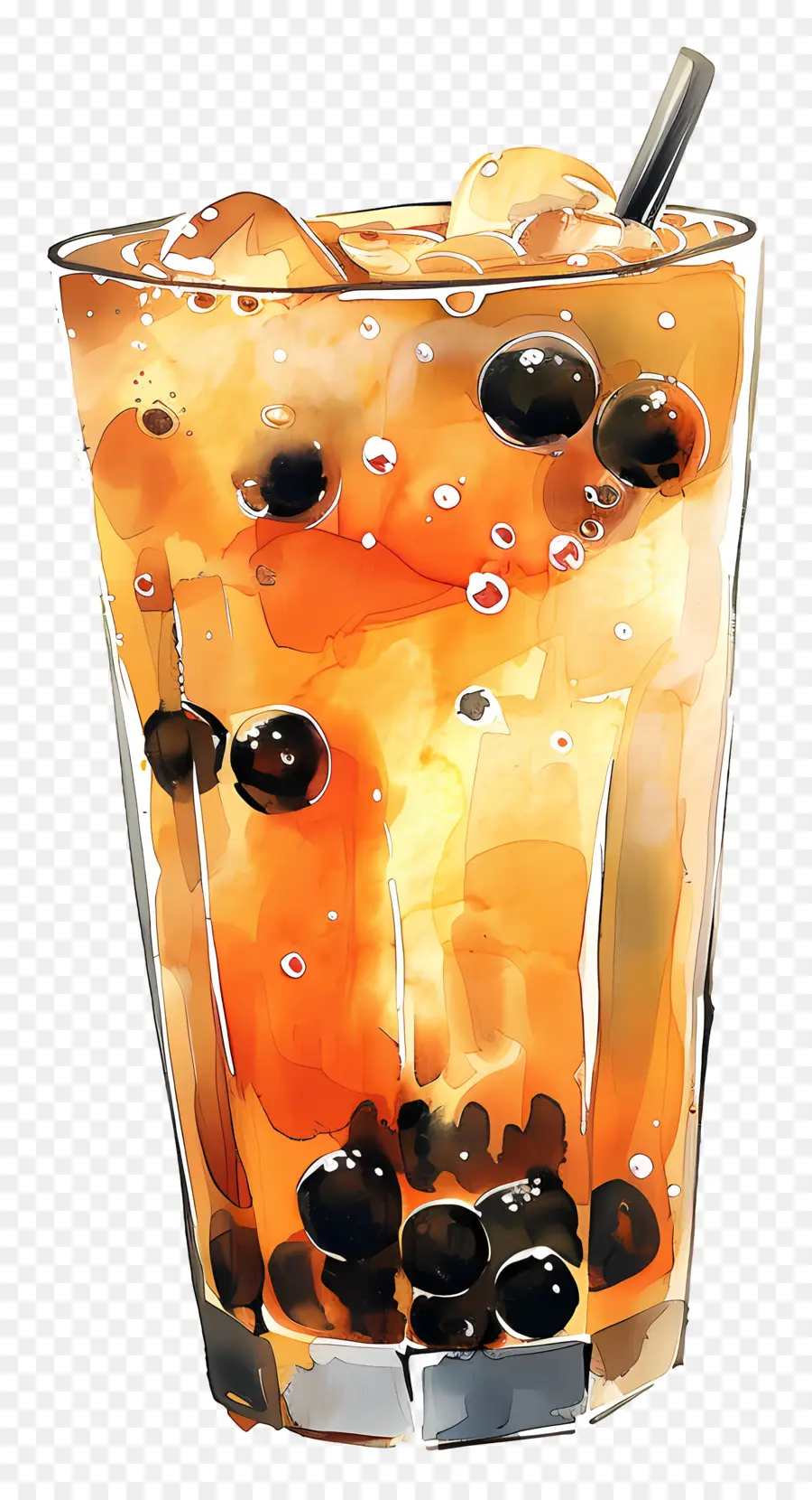 Chá De Bolhas，Boba PNG